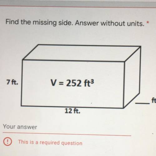 Find the missing side. Answer without units
Pls help