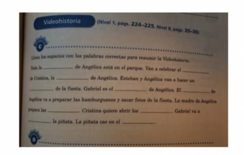 I need help with this Spanish assignment please help me :)