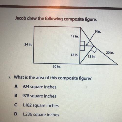 What’s the area of the figure!