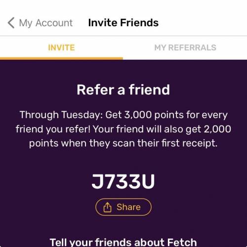 If you download the app fetch rewards sign up use my code *J733U* and I’ll mark you brain list