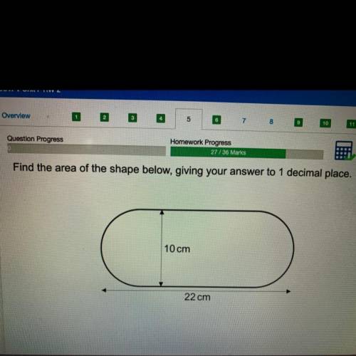 Helppp meee pleaseee

Find the area of the shape below, giving your answer to 1 decimal plac