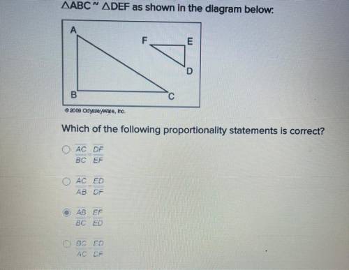 Which of the following proportionality statements is correct ?