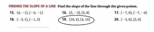 Answer the circle question please.