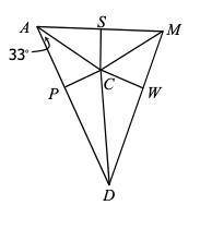 If C is the incenter of ∆AMD, m∠A M C = 3 x + 6 and m∠ DMC= 8 x − 49.

find ∠ M A D (just numbers,