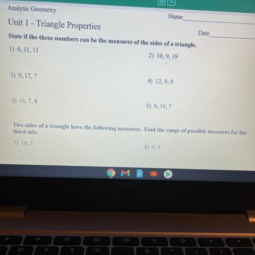 Please help me (triangle properties)