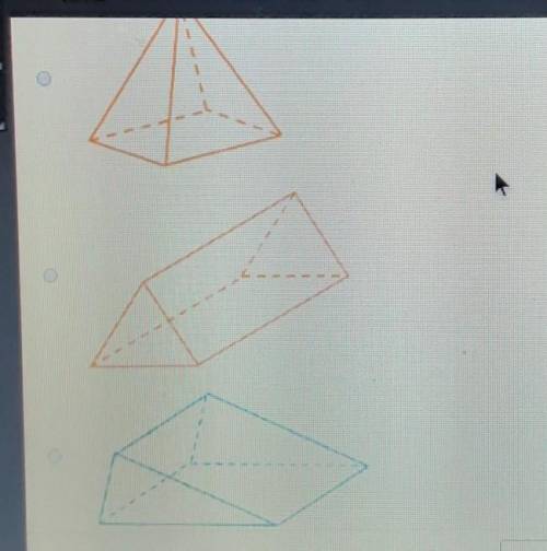 Which figure is a pyramid?​