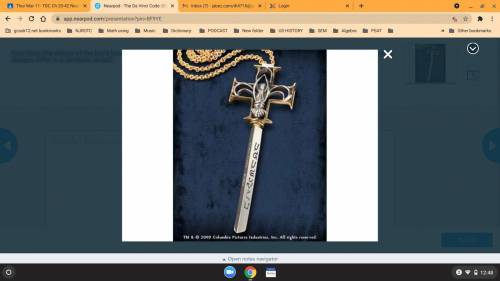 How does the design of the key’s head differ from the “traditional long-stemmed Christian cross” (p