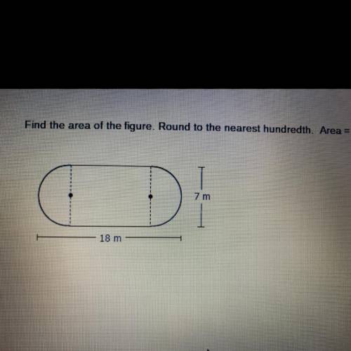 Find The area of the figure. Round to the nearest hundredth.