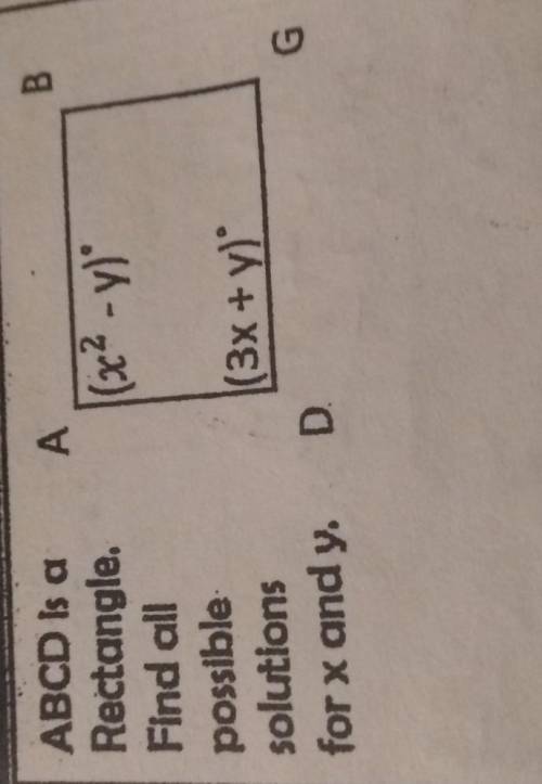 Find all possible solutions for x and y​