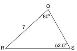 Which of the following equations could be solved to determine the length of RS?

Question options: