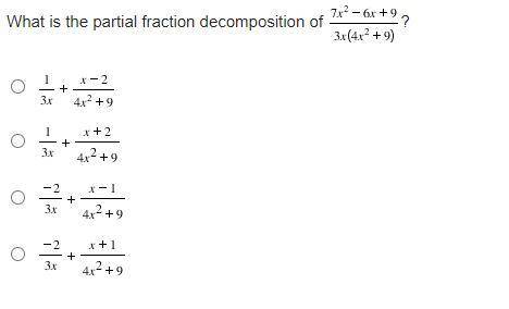 What is the partial fraction decomposition of
