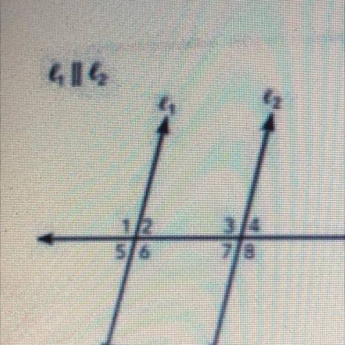 If angle 2 = 67° what is the measure of the other angles?