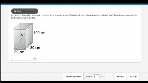 (Free Brainliest)

A box in the shape of a rectangular prism has the dimensions shown. What is the