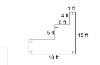 What is the area of this figure?
Drag and drop the appropriate number into the box.