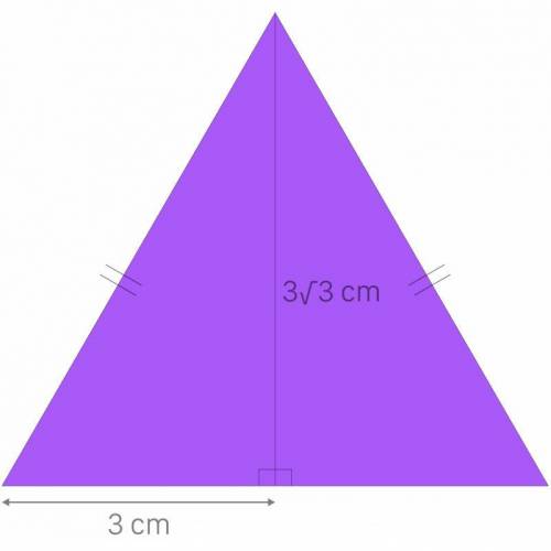 +50 points quiz!
What's the area of this triangle?
-  _____ square centimetres.