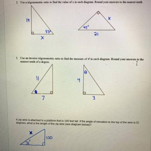 Please help and give the work for all three of these questions- and don’t do a tiny url I can’t see
