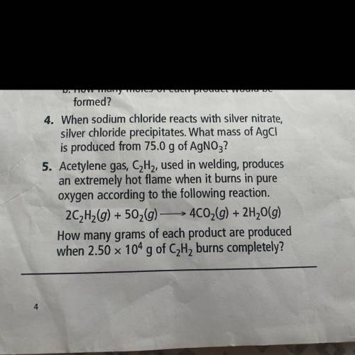 Help for Number 5 please.