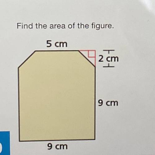 Can someone pleases find the area of the figure.