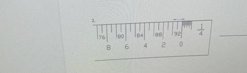 Write the measurement indicated using the picture