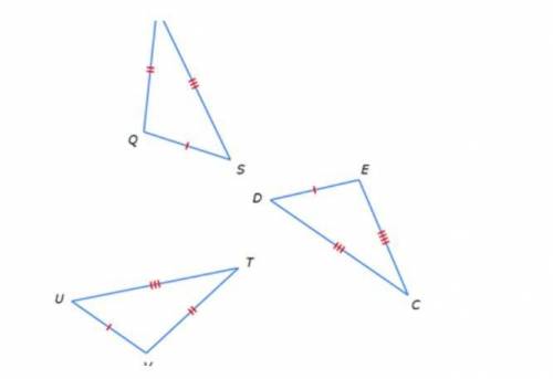 Which of these two triangles are congruent according to ASA Theorem?
