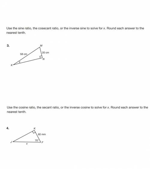 Can anyone help me with these Trigonometry questions? Thank you!