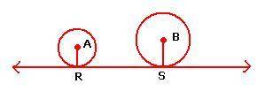 Complete the proof.

Given: 
R↔S tangent to circle A and circle B at points R and S. 
Prove: 
AR ∥