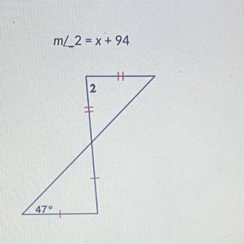 Find the value of x.