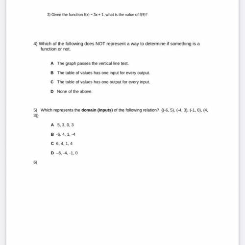 I need help with all these questions