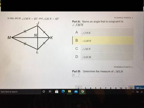 Please help on both questions if you can ( part a and b) !

Name the angle that is congruent to &l