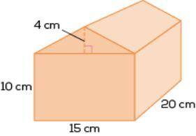 The figure shows the dimensions of a birdhouse Sharri built. How much birdseed will it take to fill