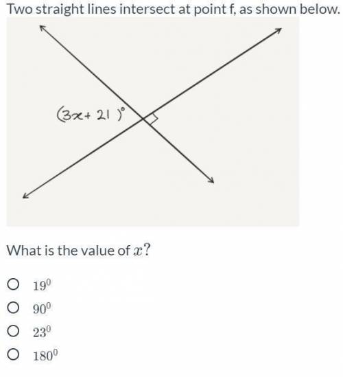 Whats the value of x????