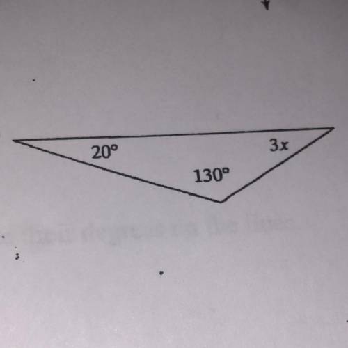 Solve for X angle relationships
