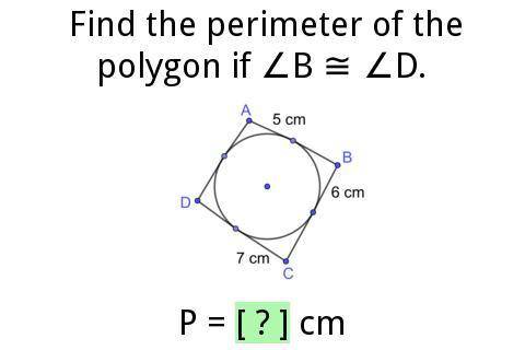 Find the perimeter of the polygon if