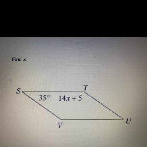 Find x.
A.2.14
B.10
C.22.8
D.35