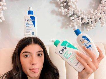 Hey everyone! it's charli! go check out my new yt video!! #cerave#ad i hope your having a good day!