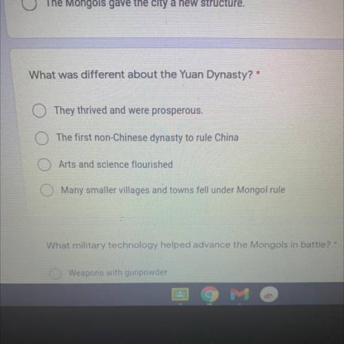 What was different about the Yuan Dynasty? *

I’ll give brainiest answer to the person who gets it