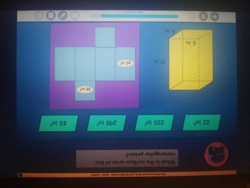 What is the surface area of this rectangular prism i-ready