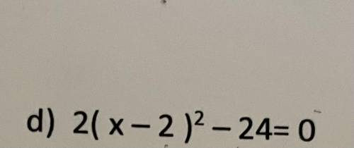 How do I solve this quadratic using the square root property