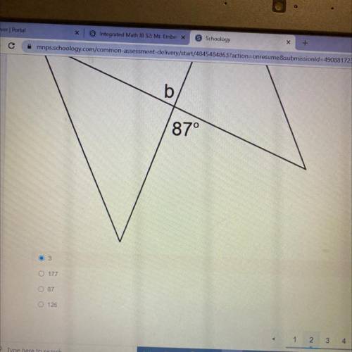 Find the measure of angle b87?? please help:)
