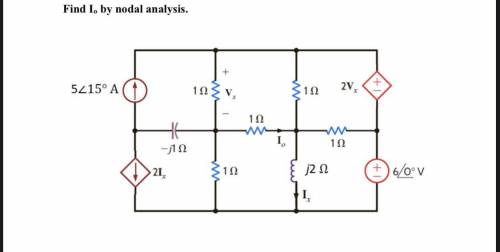 Find I for this circuit by MATLAB
solve in MATLAB.