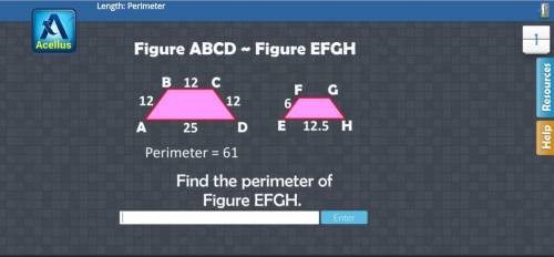 Find the perimeter of EFGH.