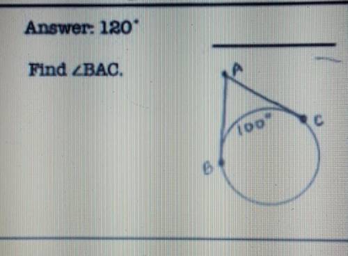 teacher has already given me the answer which is 120 she wants me to figure out how she got 120 for