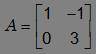 Given the matrix

-see image-
What is the size of the product C = AB? x 
 2 x 2