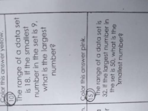 Please help with these 2 range questions ❤