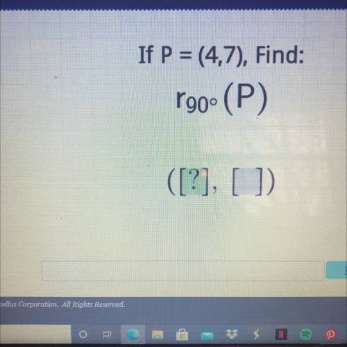 Intro to Rotations

If P = (4,7), 
Find: r190°(P)
([?], [])
Exam-please don’t answer if you don’t