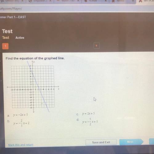 Find the equation of the graphed line.
COM
Help
