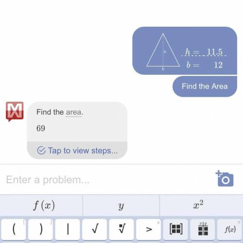 7. Find the area 12 in 11.5 in 12 in​