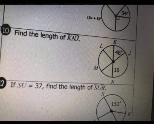 PLEASE HELP ME Find the length of KNJ

If you don't know or you're not 100% sure of your answe