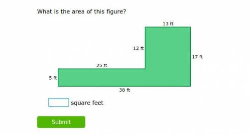 What is the area of this figure?