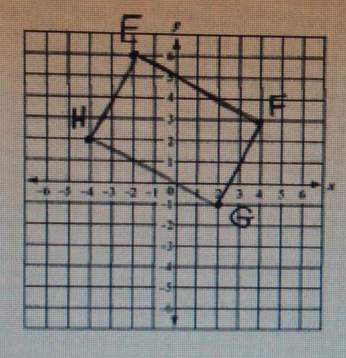 PLEASE HELP!! (NO LINKS!)

Find the area of rectangle EFGH. E(-2, 6), F14, 3), G(2, -1), H(-4, 2).